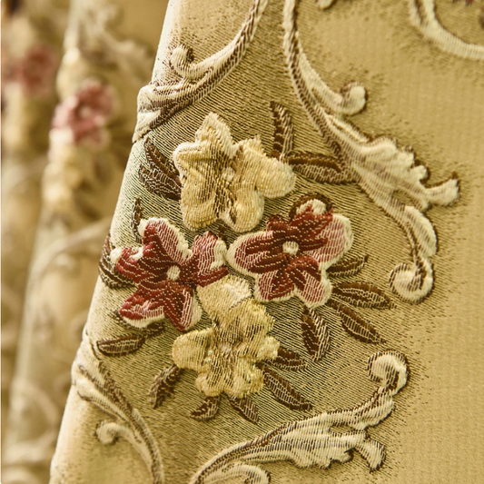High-precision embossed jacquard curtains